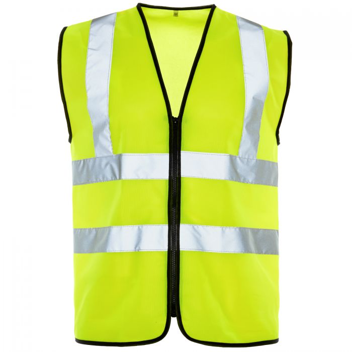 VELTUFF® Hi-Vis Vest with Zip Fastening