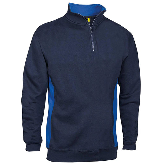 VELTUFF® Two-Tone Quarter-Zip Sweatshirt